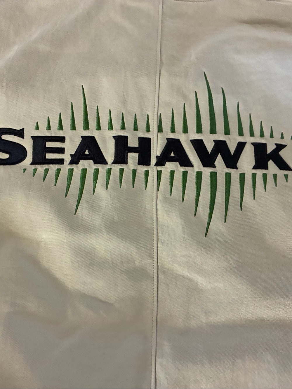 Seattle Seahawks Men’s Nike Wolf Gray Rivalry Bomber Jacket Retails $145 - Picture 15 of 16